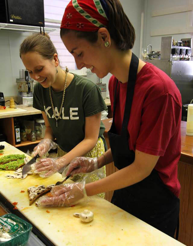 Nucleus Raw Foods chefs Keri Venarchick and Kamri Jacobs