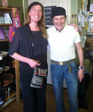 Cassandra Glynn Kutner poses with Arnold Kauffman