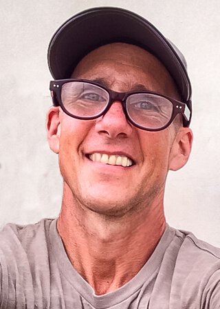 Mark Tassi in a self-portrait photograph