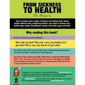 From Sickness to Health by Anna Chmielewska - Fruitarianna - back cover - Fruit-Powered Store