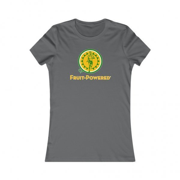 Women's Favorite Tee | Fruit-Powered Logo | Gold Wordmark - Image 5