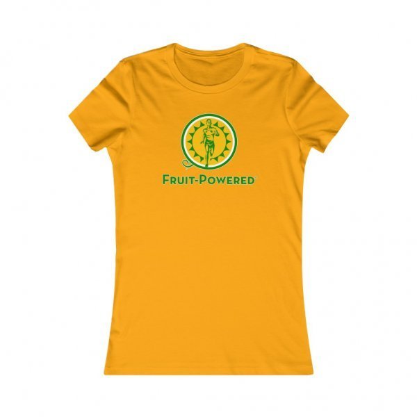 Women's Favorite Tee | Fruit-Powered Logo | Green Wordmark - Image 5