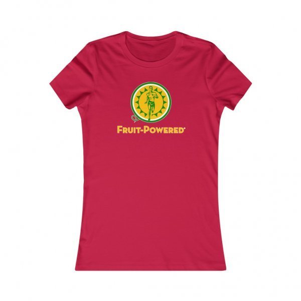 Women's Favorite Tee | Fruit-Powered Logo | Gold Wordmark - Image 7
