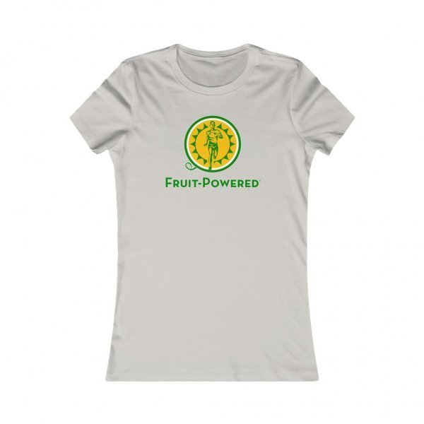 Women's Favorite Tee | Fruit-Powered Logo | Green Wordmark - Image 3