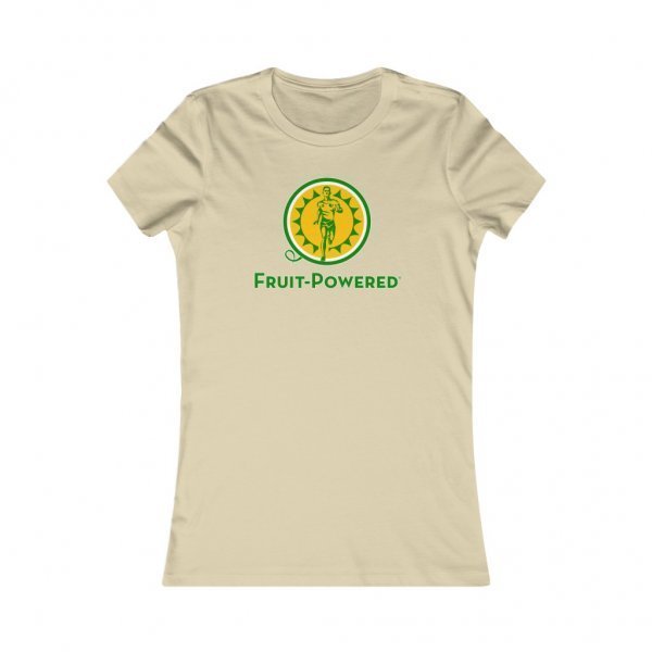 Women's Favorite Tee | Fruit-Powered Logo | Green Wordmark - Image 4