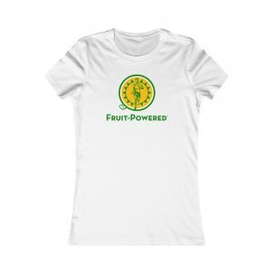 Women's Favorite Tee | Fruit-Powered Logo | Green Wordmark