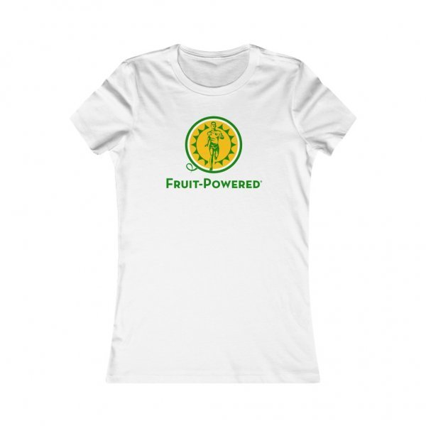 Women's Favorite Tee | Fruit-Powered Logo | Green Wordmark