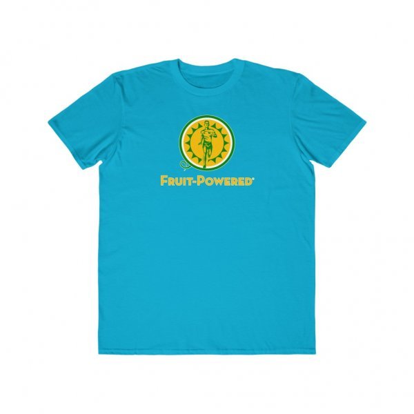 Men's Lightweight Fashion Tee | Fruit-Powered Logo | Gold Wordmark - Image 4