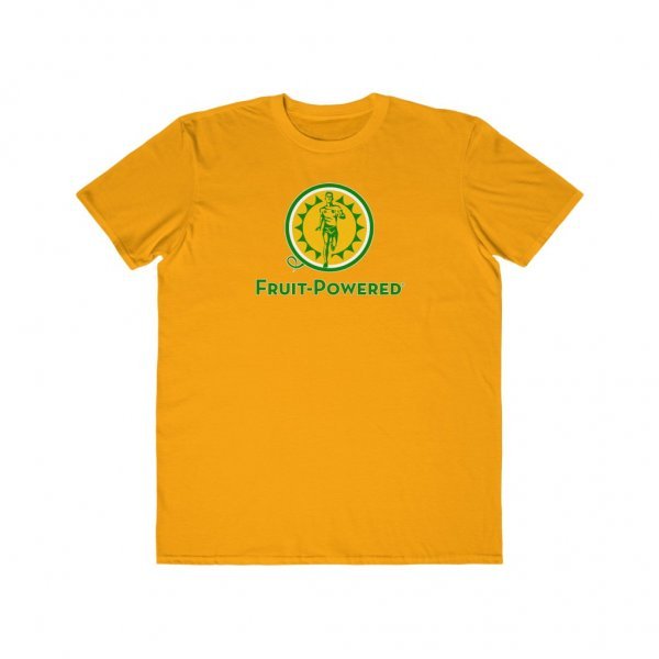 Men's Lightweight Fashion Tee | Fruit-Powered Logo | Green Wordmark