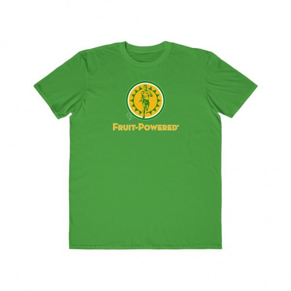 Men's Lightweight Fashion Tee | Fruit-Powered Logo | Gold Wordmark - Image 3