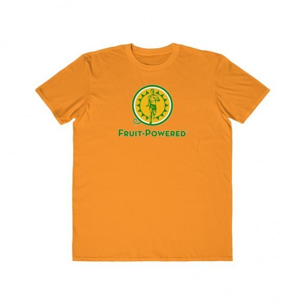 Men's Lightweight Fashion Tee | Fruit-Powered Logo | Green Wordmark - Image 4