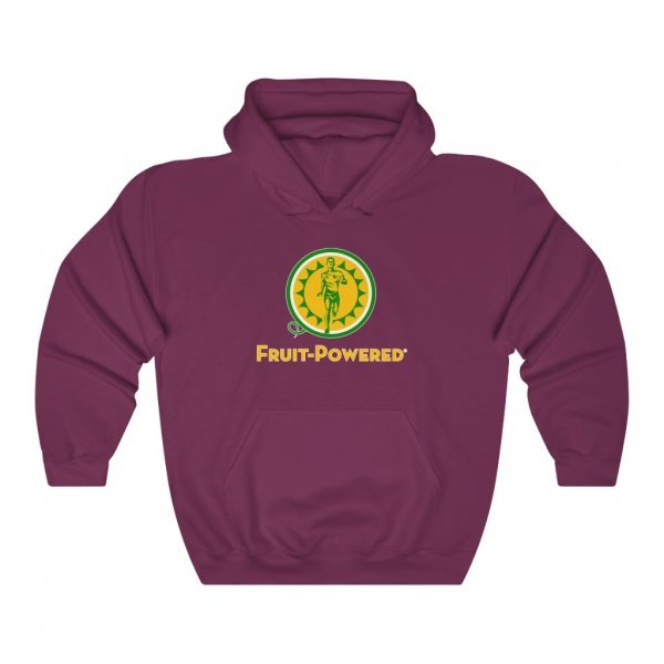 Unisex Heavy-Blend Hooded Sweatshirt | Fruit-Powered Logo | Gold Wordmark - Image 10