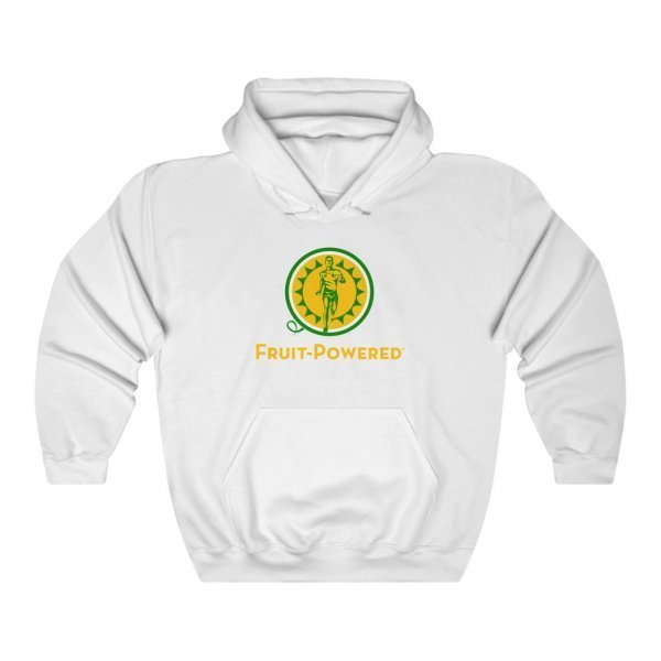 Unisex Heavy-Blend Hooded Sweatshirt | Fruit-Powered Logo | Gold Wordmark - Image 2