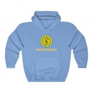 Unisex Heavy-Blend Hooded Sweatshirt | Fruit-Powered Logo | Gold Wordmark