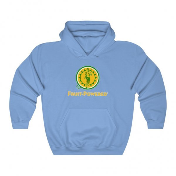 Unisex Heavy-Blend Hooded Sweatshirt | Fruit-Powered Logo | Gold Wordmark
