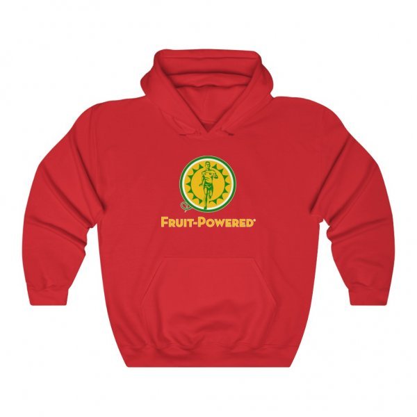 Unisex Heavy-Blend Hooded Sweatshirt | Fruit-Powered Logo | Gold Wordmark - Image 11
