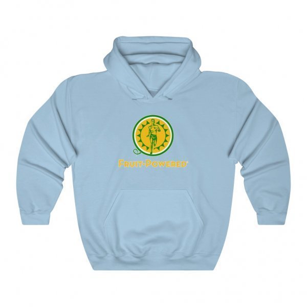 Unisex Heavy-Blend Hooded Sweatshirt | Fruit-Powered Logo | Gold Wordmark - Image 6