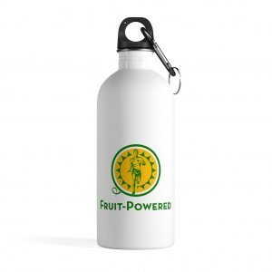 Stainless Steel Water Bottle | Fruit-Powered Logo
