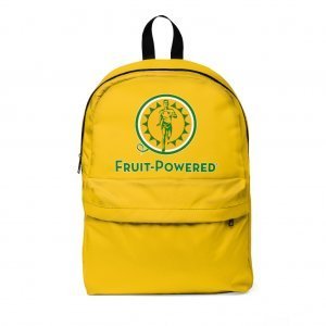 Unisex Classic Backpack | Fruit-Powered Logo | Gold