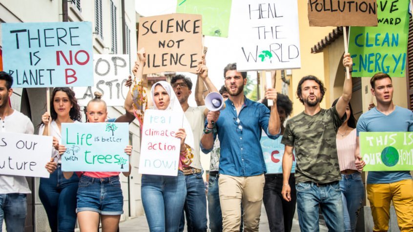 Animal agriculture subsidies - climate change protesters - Fruit-Powered