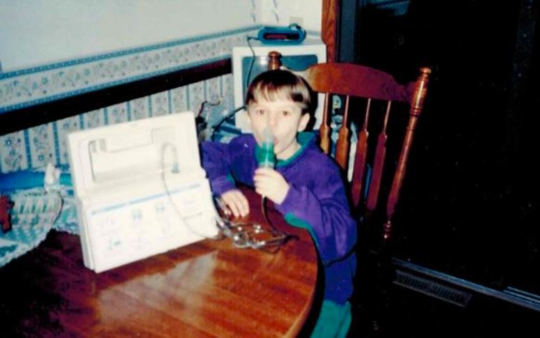 Matt Bennett - as a child with asthma - Fruit-Powered